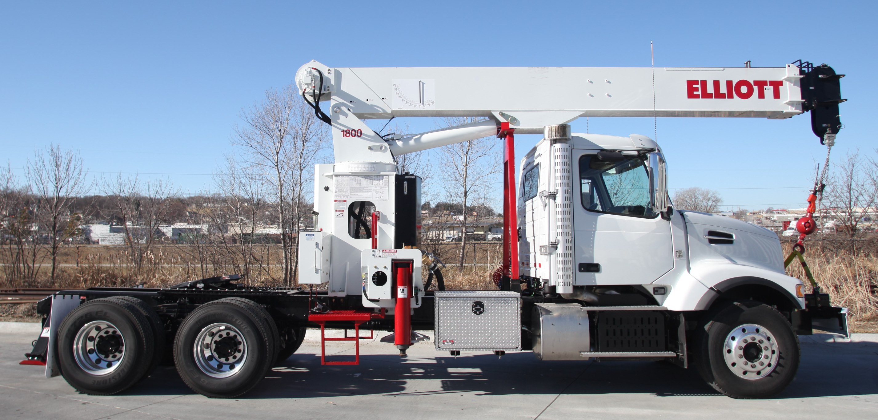 1881TM 18 Ton Boom Truck Truss Crane Elliott Equipment Company